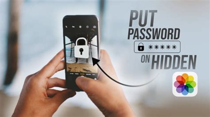 Can you put a password on hidden pictures?
