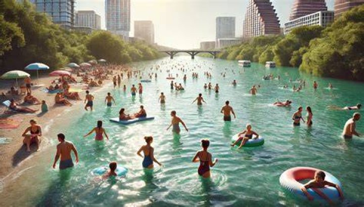 How deep is the river in Austin?